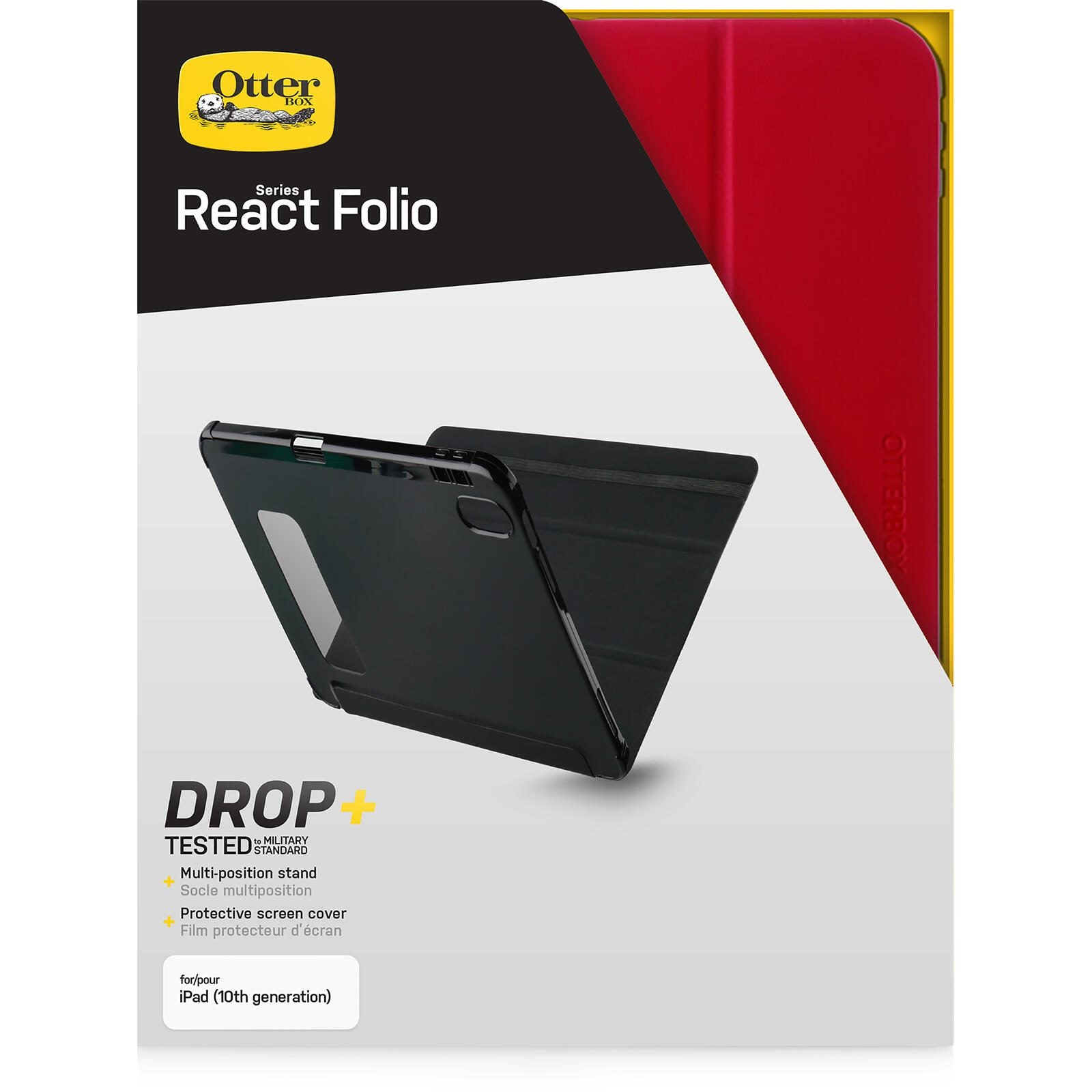 OtterBox React Folio Apple iPad 10. & 11. Generation (10.9') - Red OtterBox React Folio Apple iPad 10. & 11. Generation (10.9') - Red